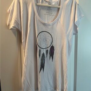 Sevenly White Dreamcatcher Graphic Tee